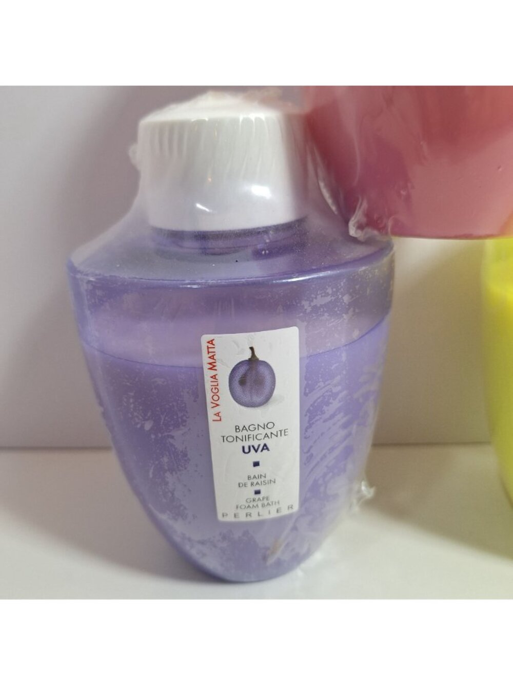 Perlier Bath Foam Raspberry Grape Grapefruit Moisturizing 16.9 Oz Lot - Picture 5 of 10
